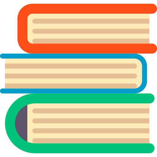 Books stack of books google for education read icon