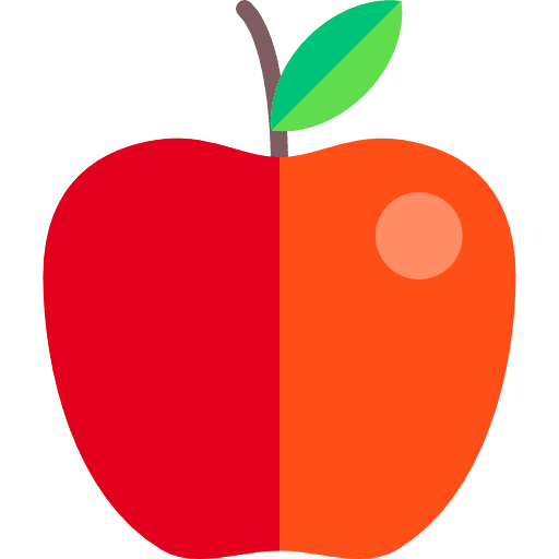 Apple fruit diet vegan icon Apple fruit diet vegan icon