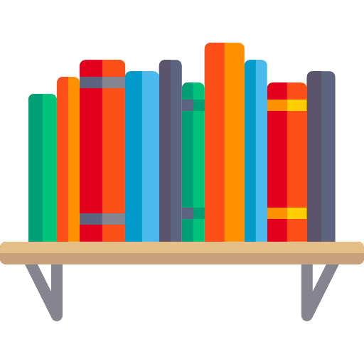 Bookshelf education bookshelf book icon Bookshelf education bookshelf book icon