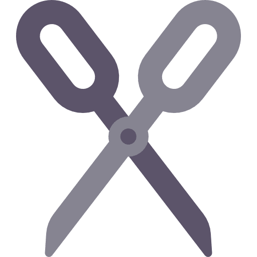 Scissors cut handcraft tools and utensils icon Scissors cut handcraft tools and utensils icon