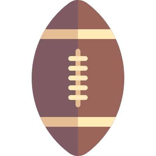 American football equipment american football team icon American football equipment american football team icon