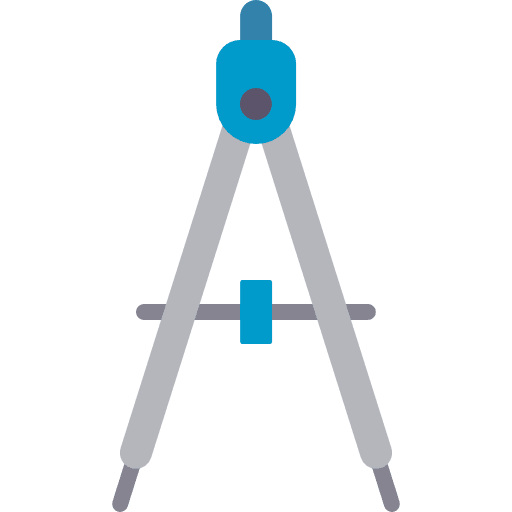 Compass tools and utensils miscellaneous draw icon Compass tools and utensils miscellaneous draw icon