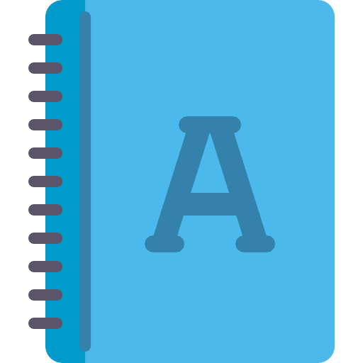 Notebook address book agenda bookmark icon Notebook address book agenda bookmark icon