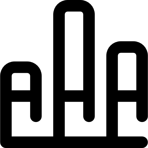 Bar chart bar graph business and finance bar chart icon