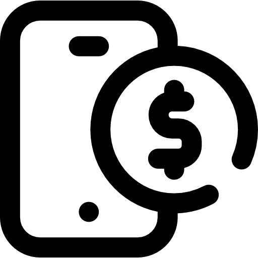 Payment method debit card online payment mobile payment icon