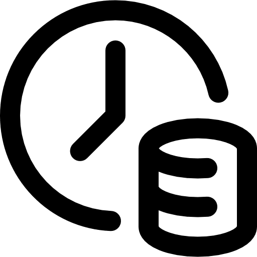 Time is money money clock business and finance icon