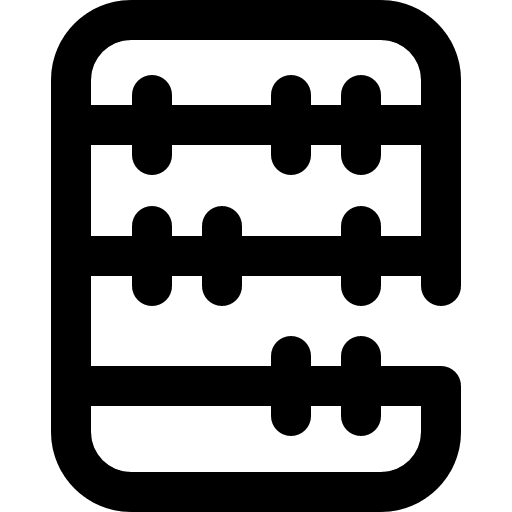 Abacus tools and utensils business and finance mathematical icon