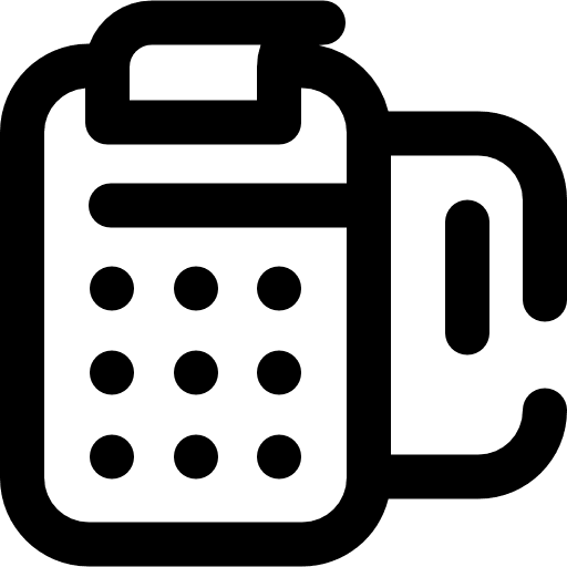 Point of service payment method credit card business icon