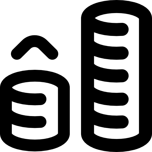 Money business currency stack icon