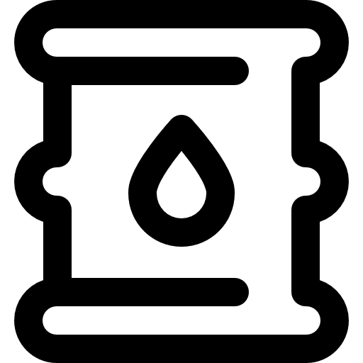 Oil industry energy barrel icon