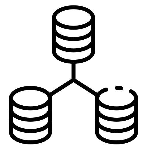 Database computer database web icon Database computer database web icon