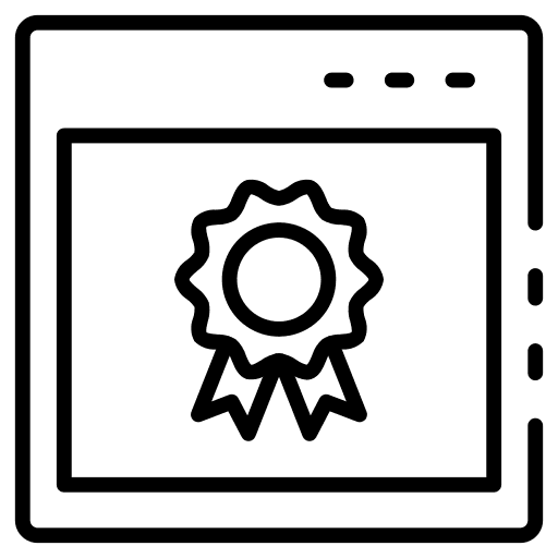 Web browser award web browser seo and web icon Web browser award web browser seo and web icon