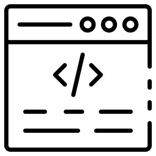 Web browser html coding seo and web icon Web browser html coding seo and web icon