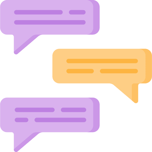 Discussion conversation speech discussion icon