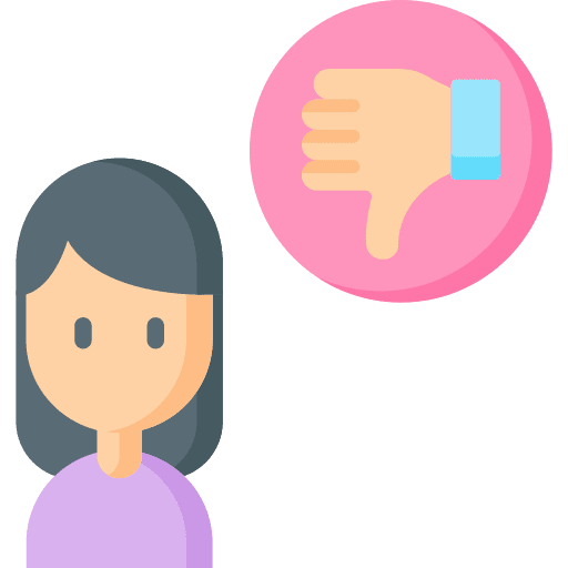 Dislike marketing thumb down bad review icon Dislike marketing thumb down bad review icon