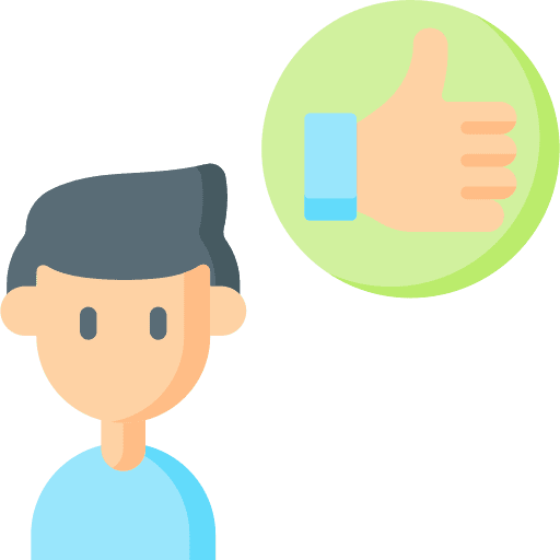 Like approve credibility man icon Like approve credibility man icon