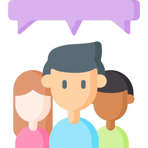 Discussion user debate conversation icon Discussion user debate conversation icon