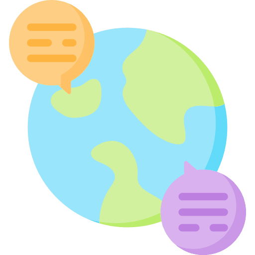 Conference conference conversation globe icon Conference conference conversation globe icon