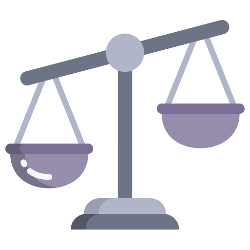 Balance law legal balance icon