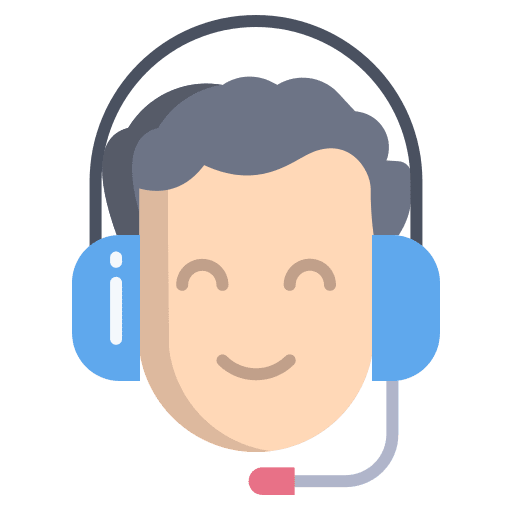 Support contact person communications helpline icon