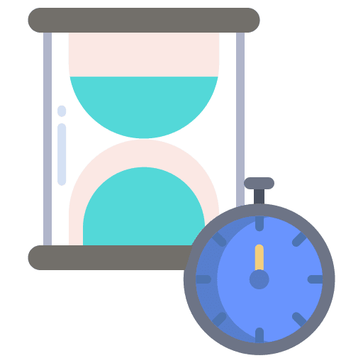 Time hourglass sand clock time icon