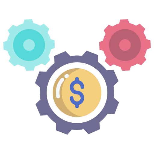 Setup business options bank icon