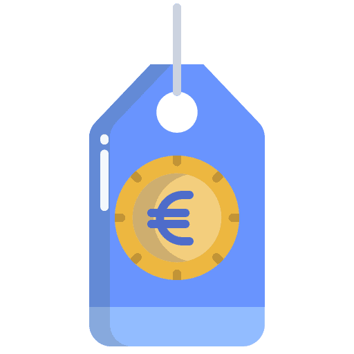 Tag price tag store euro icon