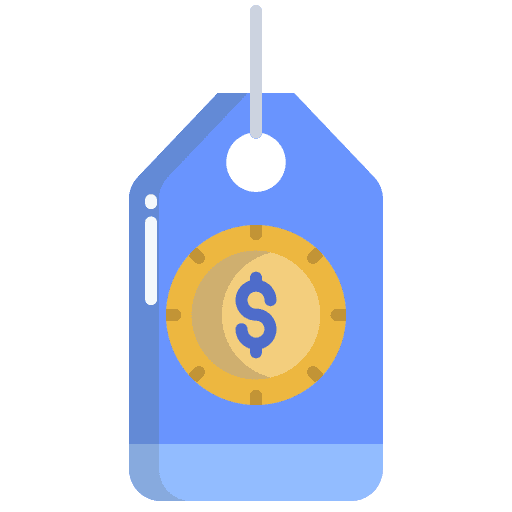 Tag retail label commerce and shopping icon