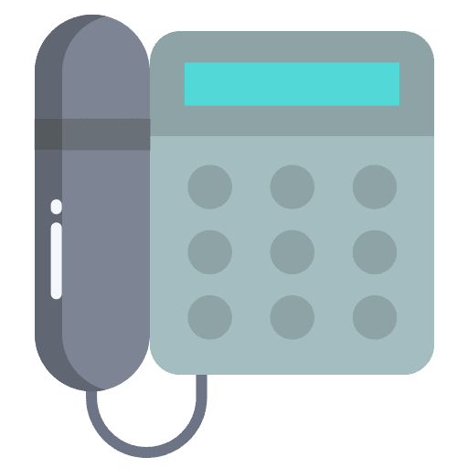 Telephone office material phone call telephone icon