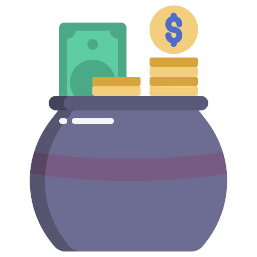 Coins business dollar business and finance icon