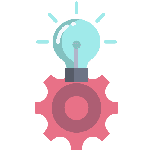 Creative idea business bulb idea icon