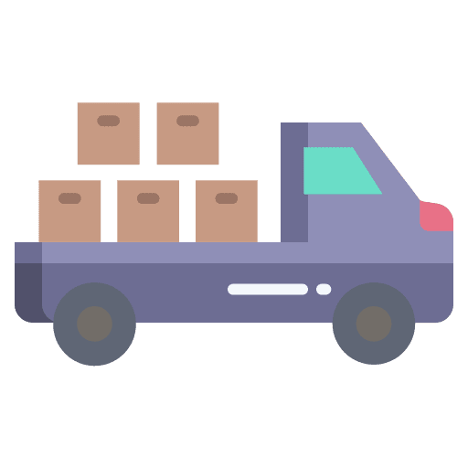 Delivery truck delivery truck logistics shipping and delivery icon
