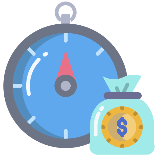 Investment currency money dollar icon