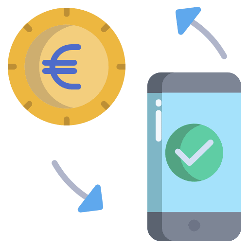 Payment euro ecommerce payment icon