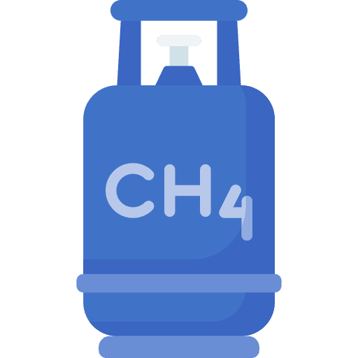 Methane natural gas industry gas cilinder icon Methane natural gas industry gas cilinder icon
