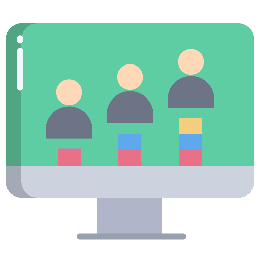 Podium recognition ranking business icon