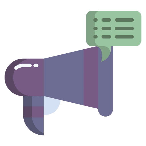 Promotion marketing bullhorn loudspeaker icon