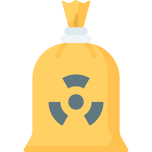 Toxic waste poison industry contamination icon