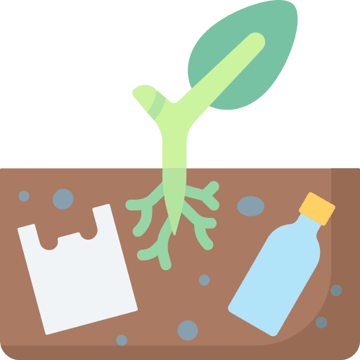 Trash sprout contamination plant icon Trash sprout contamination plant icon