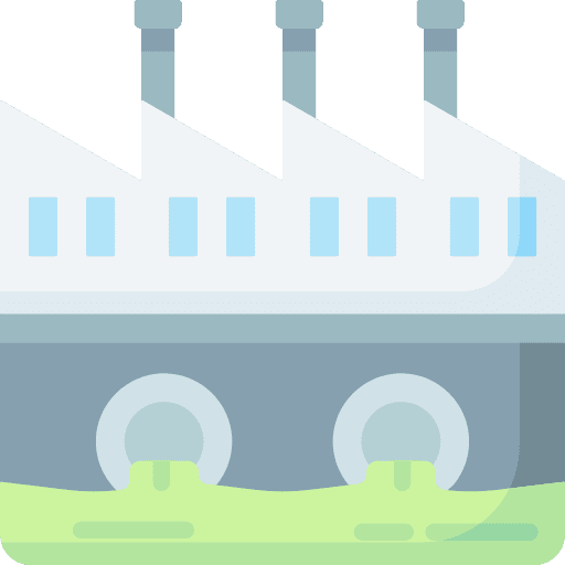 Factory water industry factory icon Factory water industry factory icon