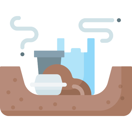 Landfill landfill residue bad smell icon Landfill landfill residue bad smell icon