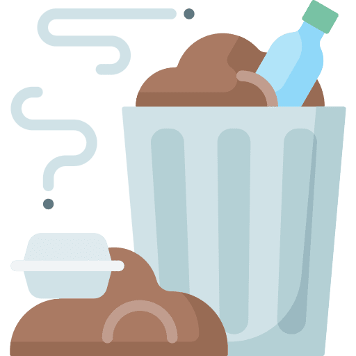 Trash bin ecology and environment waste icon Trash bin ecology and environment waste icon