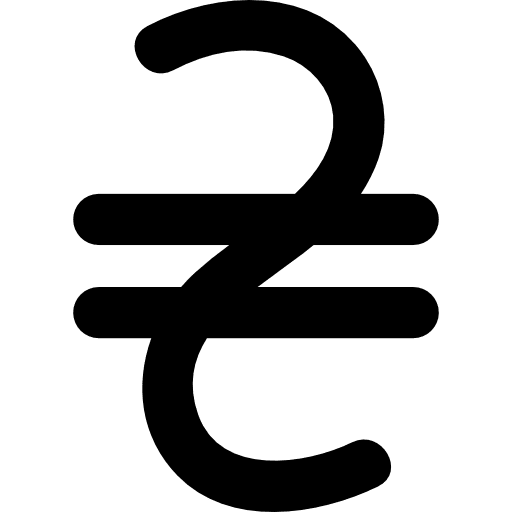 Ukraine hryvna money currency currency signs icon