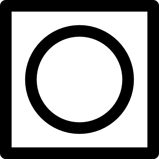 User dryer laundry square symbol icon User dryer laundry square symbol icon