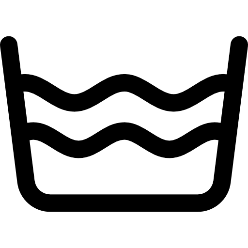 Washing with agitation clean shapes symbol icon Washing with agitation clean shapes symbol icon