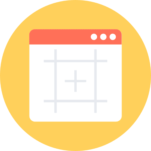 Browser web seo and web interface icon