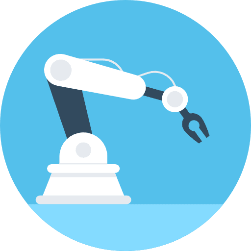 Industrial robot industrial robot industry factory icon