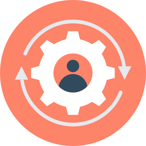 Settings configuration gear tools and utensils icon