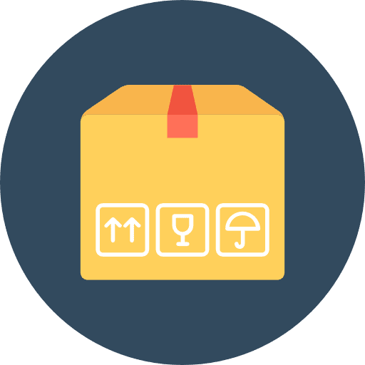 Box delivery package box icon