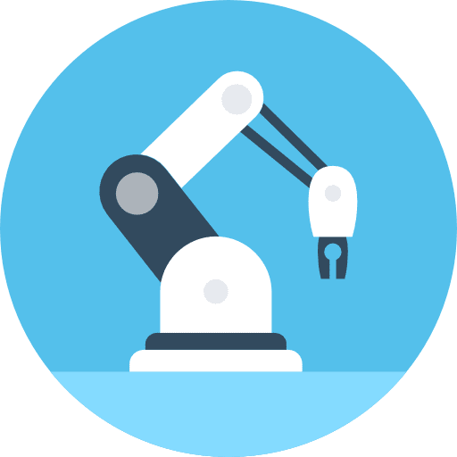 Industrial robot factory industrial robot industry icon